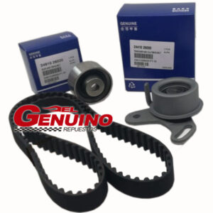 «HYUNDAI ACCENT 06- VERNA GETZ XCITE MATR 1.6 X3  –  KIT JUEGO BANDA TEMPLADOR TIEMPO DISTRIBUCION»