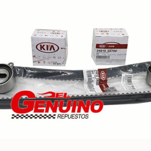 KIA RIO STYLUS X3     KIT JUEGO BANDA TEMPLADOR TIEMPO DISTRIBUCION